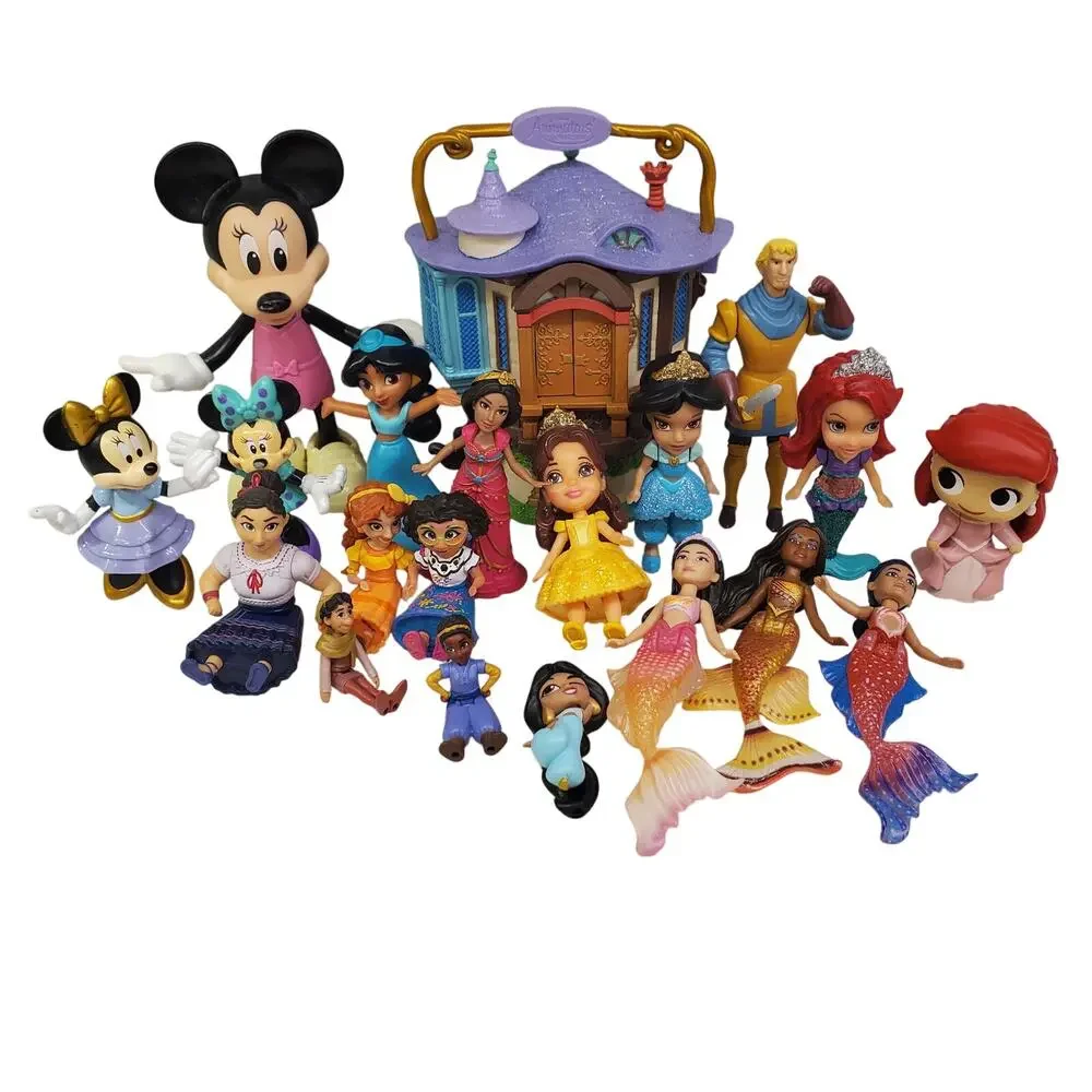 Disney Princess Ariel Belle Jasmine Playset Minnie Disney Animators Rapunzel